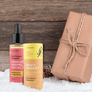 EKOLOŠKO OLJE MARELIČNIH PEŠK + SPICY DESERT DEODORANT